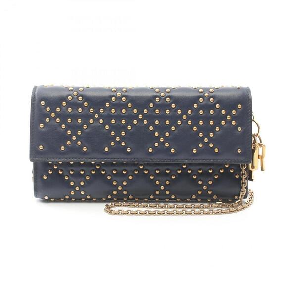 DIOR Navy Leather Wallet - Picture 1 of 11